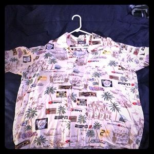 XXL Hawaiian ESPN button down
